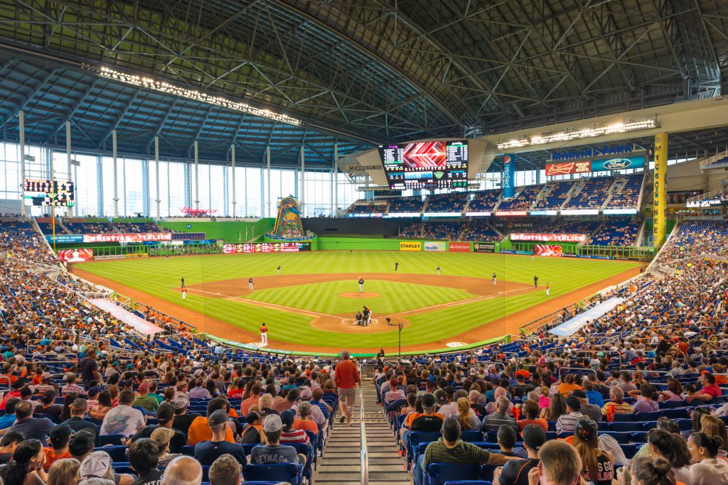 Miami Marlins Loandepot Park Major League Baseball Logo Shirt