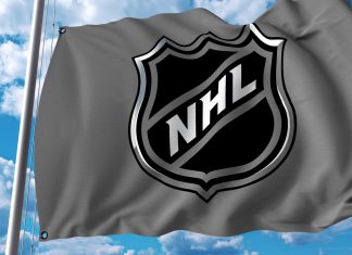 NHL reveals new cross-platform content distribution plans NHL Logo on flag