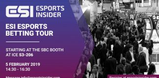 The ESI Esports Betting Tour is approaching full-capacity