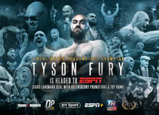 Tyson Fury unites with ESPN and Top Rank Boxing