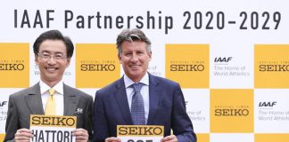 Seiko extends long-standing IAAF partnership
