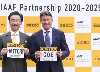 Seiko extends long-standing IAAF partnership