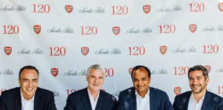 Arsenal extends partnership with Chilean winery Santa Rita