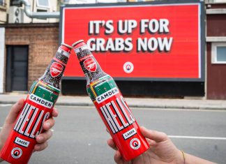 Arsenal FC toasts new beer partner