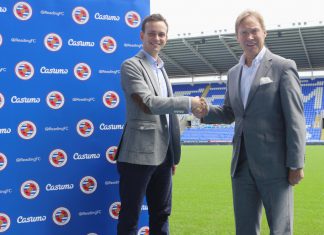 Reading FC strikes shirt sponsorship deal with Casumo