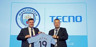 Manchester City strengthens partnership with Tecno Mobile