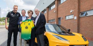 Norwich City elevates Lotus partnership