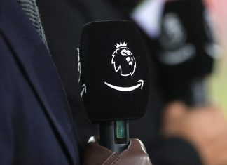 Amazon’s sports strategy is starting to look serious Prime sports logo on a pundit microphone