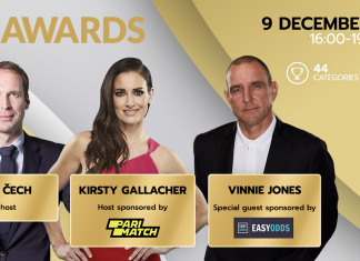 Petr Cech, Kirsty Gallacher and Vinnie Jones confirmed for star-studded SBC Awards 2020