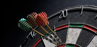 Northern Ireland darts player banned for eight years by DRA Close-up dartboard