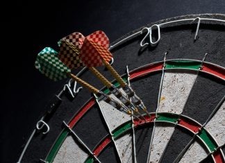 Northern Ireland darts player banned for eight years by DRA Close-up dartboard