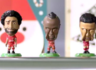 Football’s Festive Featurettes: Liverpool’s ‘Blood red’ Christmas Liverpool Football Club bobblehead figure Christmas merchandise