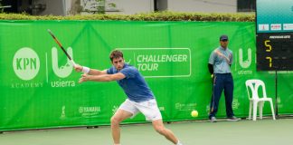 TIU issues lengthy ban to Spanish tennis player Spanish tennis player Enrique López Pérez in action