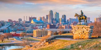 NWSL club Utah Royals to return to Kansas City under new ownership A wide shot of downtown Kansas City
