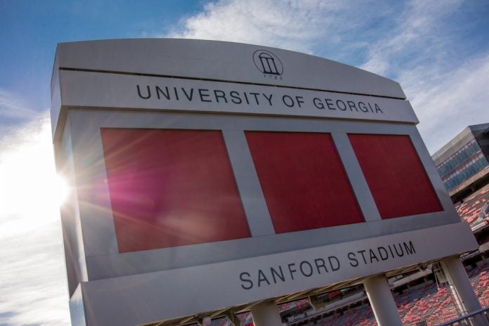 The University of Georgia's Sanford Stadium