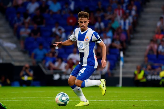 Oscar Melendo in action for RCD Espanyol