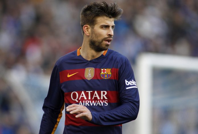 Barcelona defender Gerard Pique