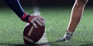In-game betting will drive deeper engagement with US sports fans, says Sportradar’s Neale Deeley Close-up of an American football