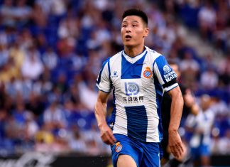 China Mobile grows La Liga presence with media rights deal Wu Lei in action for Espanyol