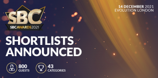 Major international brands head SBC Awards 2021 shortlists