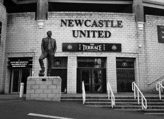 Newcastle builds on fruitful first year with BetMGM renewal Detailed view of St James' Park in Newcastle upon Tyne, England.