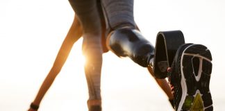IPC highlights awareness, community and freedom in disability programme Woman starting to run.