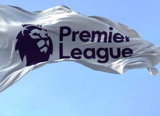 Premier League licensing agreement boosts Football Manager White Premier League flag waving in the wind