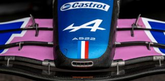 Ryan Reynolds and Rob McElhenney back Alpine F1 with €200m of funding Alpine F1 Team car from the front.