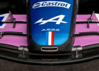Alpine F1 sings praises of BFR wearables in Hytro deal Alpine F1 Team car from the front.