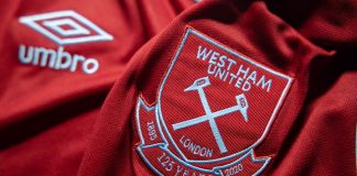West Ham supports local businesses with Intuit QuickBooks deal West Ham crest on a kit.