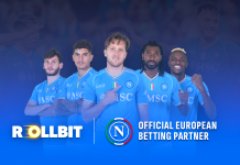 Napoli and Rollbit share ambitions in new sponsorship
