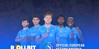 Napoli and Rollbit share ambitions in new sponsorship