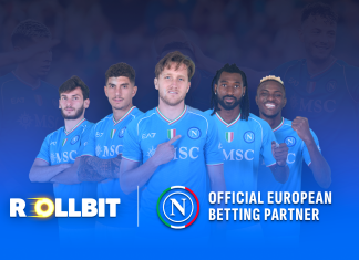 Napoli and Rollbit share ambitions in new sponsorship