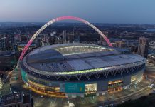 Wembley Stadium undergoes major revamp ahead of busy calendar Ariel view of Wembley Stadium