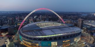 Wembley Stadium undergoes major revamp ahead of busy calendar Ariel view of Wembley Stadium