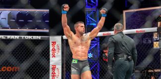 PFL and U-NEXT bring MMA Action to Japan PFL fighter raising his arms in celebration.