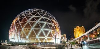 Formula One hires Las Vegas Sphere for F1 Vegas GP Credit: Shutterstock
