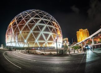 Formula One hires Las Vegas Sphere for F1 Vegas GP Credit: Shutterstock