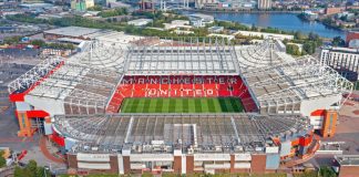 Manchester United focuses on memories for Cadbury anniversary Old Trafford from above, home of Manchester United.