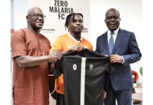 RBM Partnership announces plans to engage with stakeholders at AFCON Holding No Malaria FC shirt