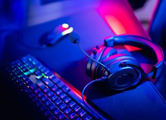 BLAST welcomes Revolut for esports debut ahead of Spring Final Gaming keyboard and headset on a desk.