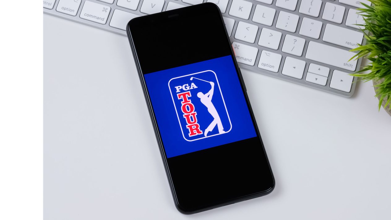 PGA phone on a desk