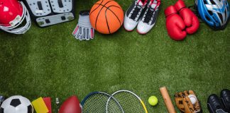 IBIA applauds tennis’ progress in successful 2023 report A range of sporting equipment on grass.