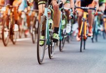 Unibet launches ‘Follow Your Heart’ with Tour de Tietema A large group of cyclists on the road.