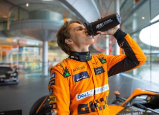 McLaren F1 & Optimum Nutrition “dedicated to peak human performance” credit: Optimum Nutrition