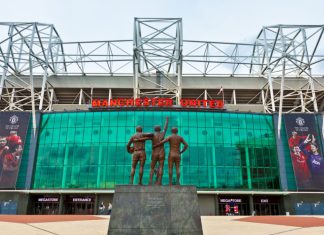 Ratcliffe’s vision for Manchester United’s revival The trilogy statue in front of Old Trafford.
