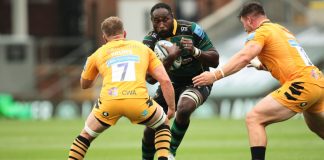 Saudi Arabia’s PIF explores Premiership Rugby investment Rugby player being tackled.