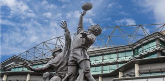 RFU scraps Wembley plans to focus on Twickenham revamp Statue outside Twickenham Stadium.