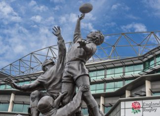 RFU scraps Wembley plans to focus on Twickenham revamp Statue outside Twickenham Stadium.