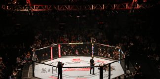 UFC announces return to Macau after 10 years UFC Octagon during Fight Night: Brunson vs. Machida in Brazil.